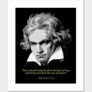 Beethoven Quote Posters and Art